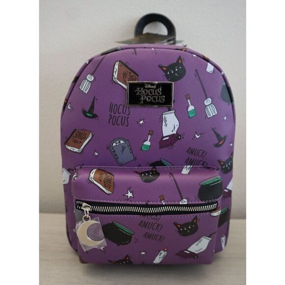 BioWorld Hot Topic 15630267  Women's Purple Hocus Pocus Icons Backpack - Picture 5 of 13